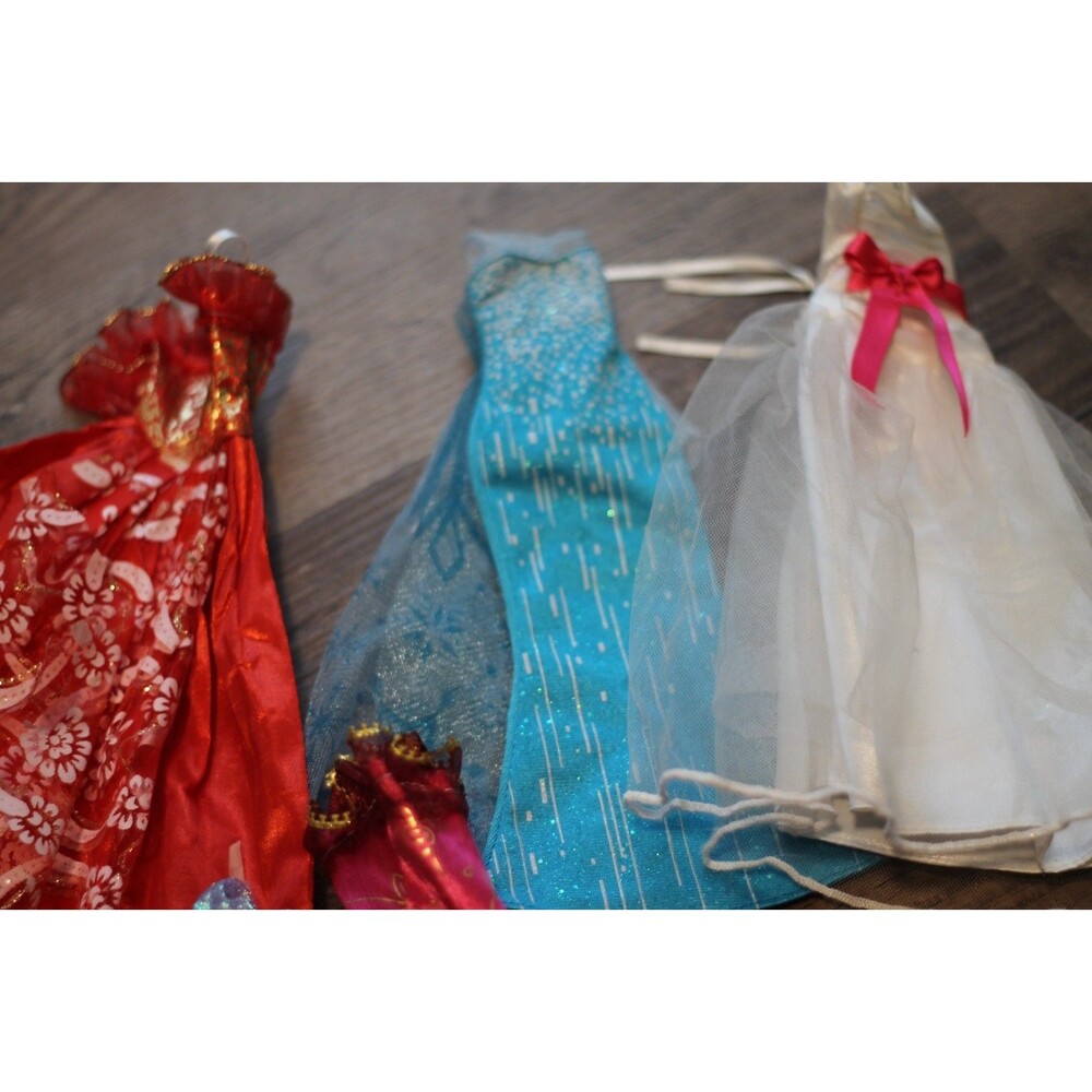 Matell Barbie™ Doll Long FANCY Gowns Lot of 5